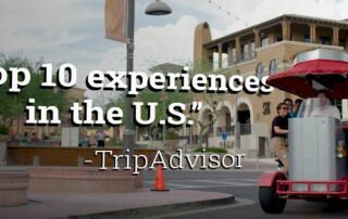 Arizona Party Bike named by Tripadvisor as the #4 Experience in the U.S. in 2023